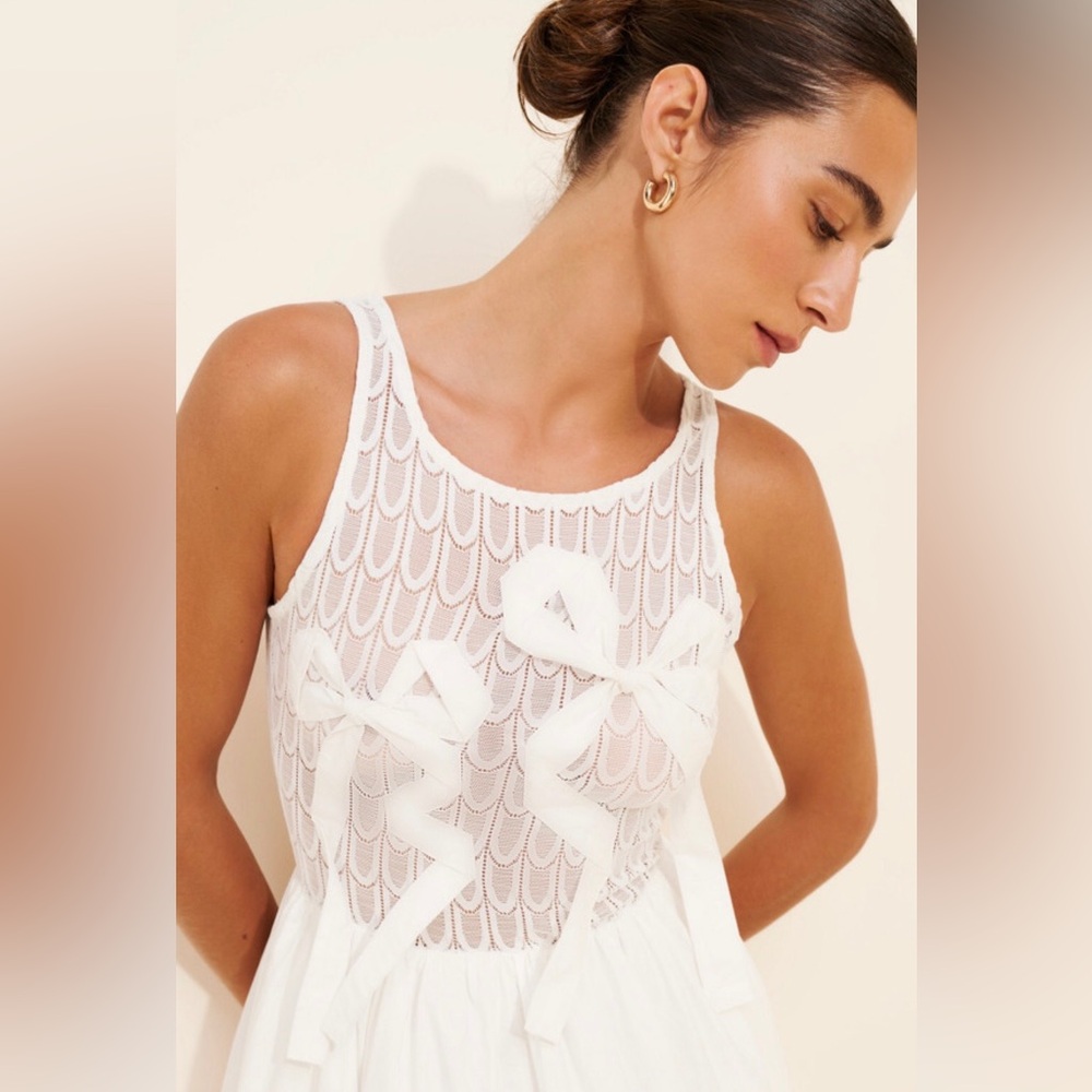 En Saison Denver Mixed Media Midi Dress - Picture 6 of 16